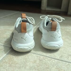 Puma Ignite Poweradapt Leather 2.0 Golf Shoes, Size 5 - PUMA White
